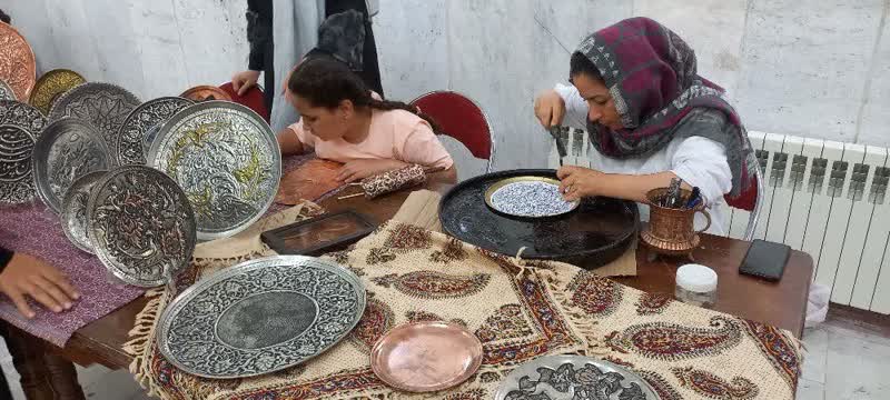 برپایی نمایشگاه صنایع‌دستی در شهرستان ابهر